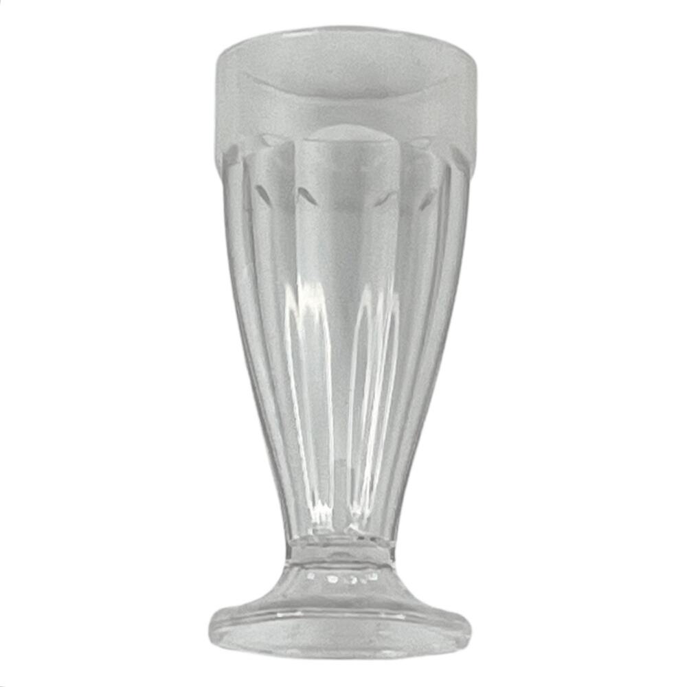 American Girl Doll MILKSHAKE GLASS 3” Tall Smoothie Drinking Tumbler Cup Clear